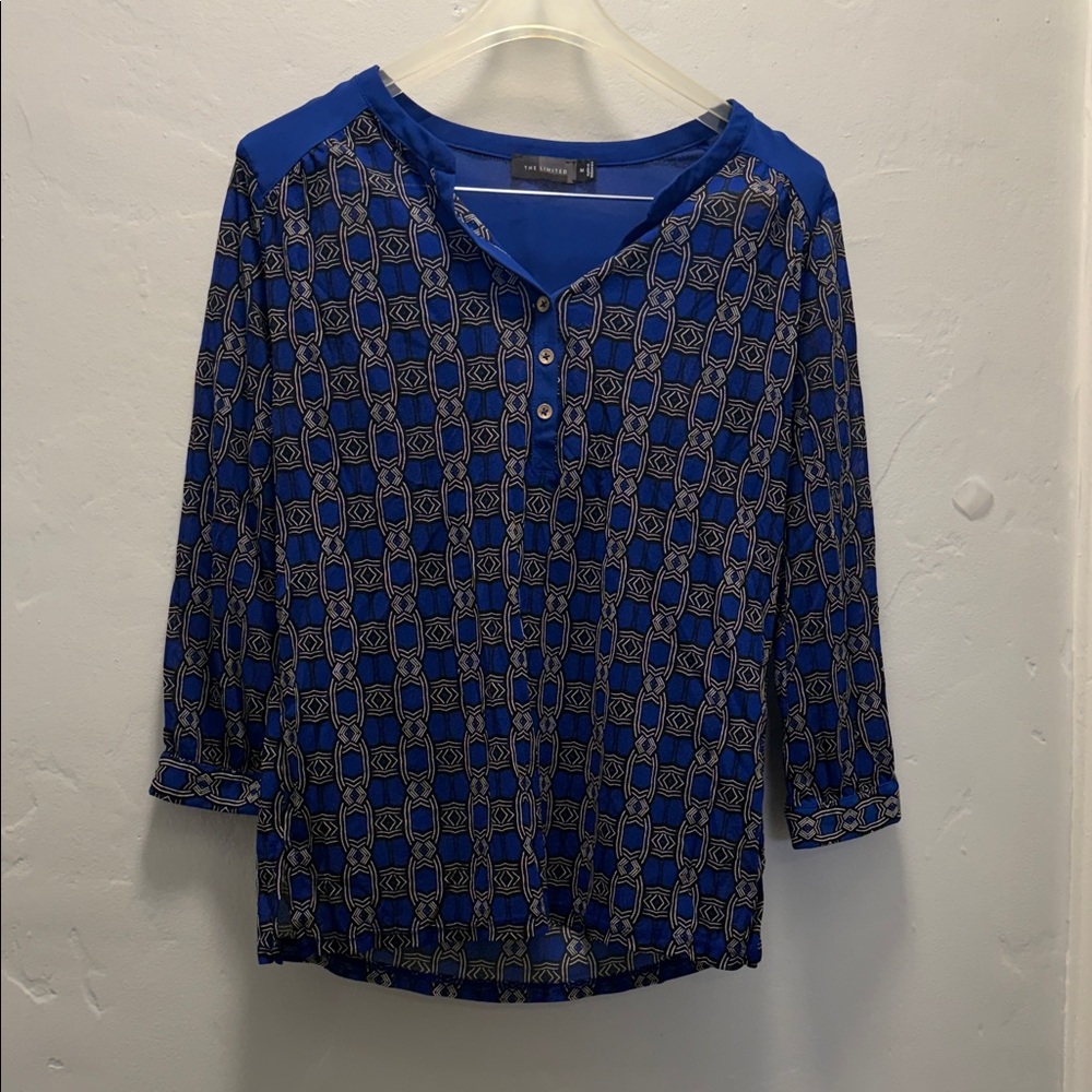 The Limited Cobalt Blue Top